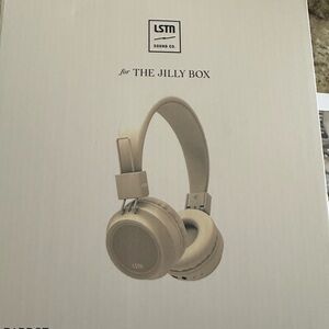 Jilly box tan wireless headphones